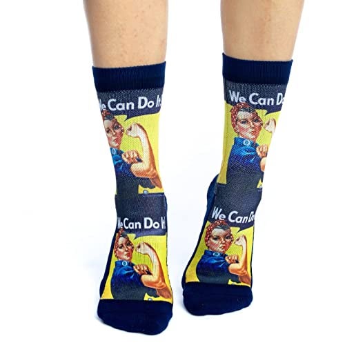 Good Luck Sock Women's Rosie the Riveter Socks, Adult, Shoe Size 5-9 - Image 3