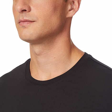32 DEGREES Cool Men's Tee Shirt Short Sleeve Quick Dry Crew Neck Tee (XL, Black-3pack) - Image 5