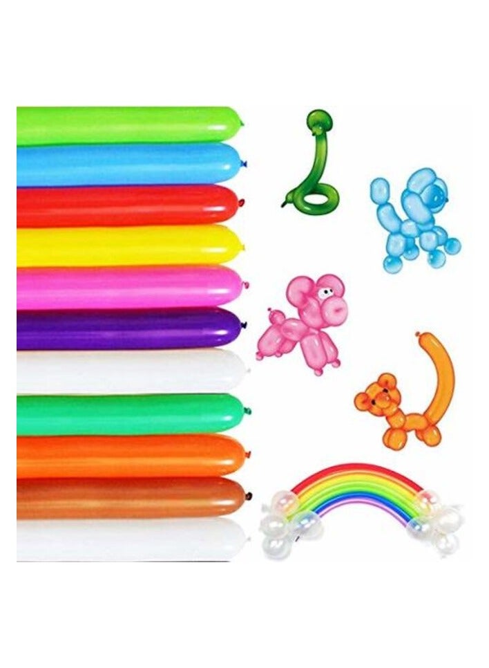PROMASS Long Balloons For Balloon Animals Twisting Balloons - 100pcs Balloon Animal Kit 260q Balloons Magic Balloons for Birthday Party Decorations? - Image 1