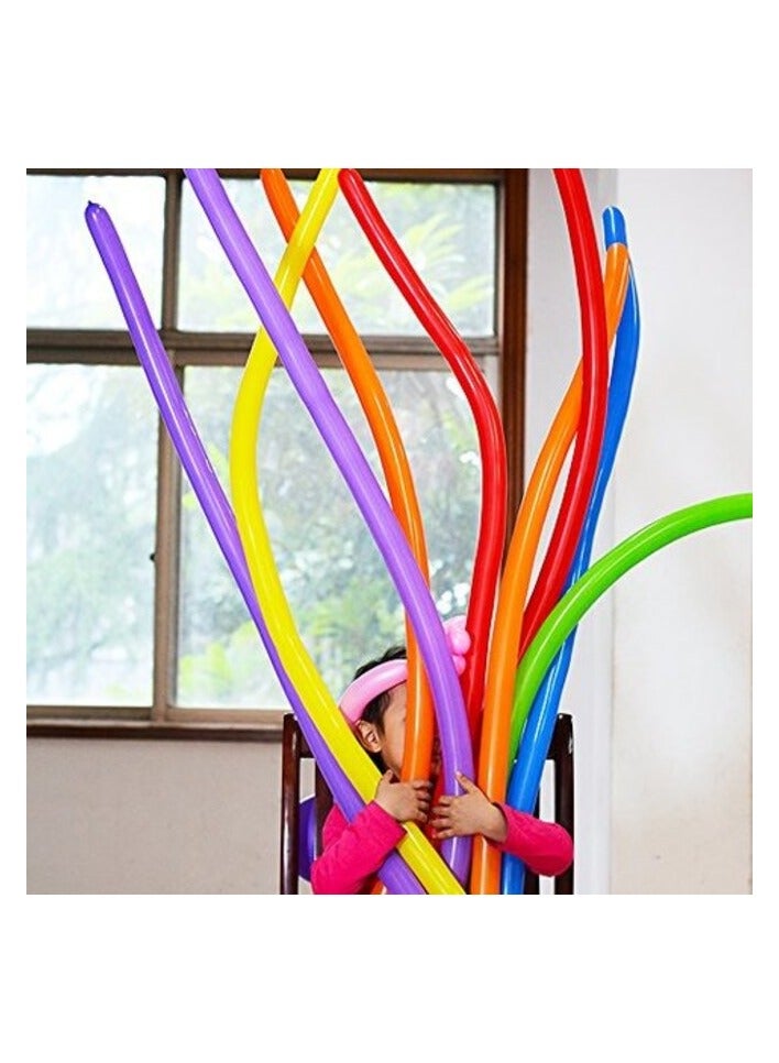 PROMASS Long Balloons For Balloon Animals Twisting Balloons - 100pcs Balloon Animal Kit 260q Balloons Magic Balloons for Birthday Party Decorations? - Image 2