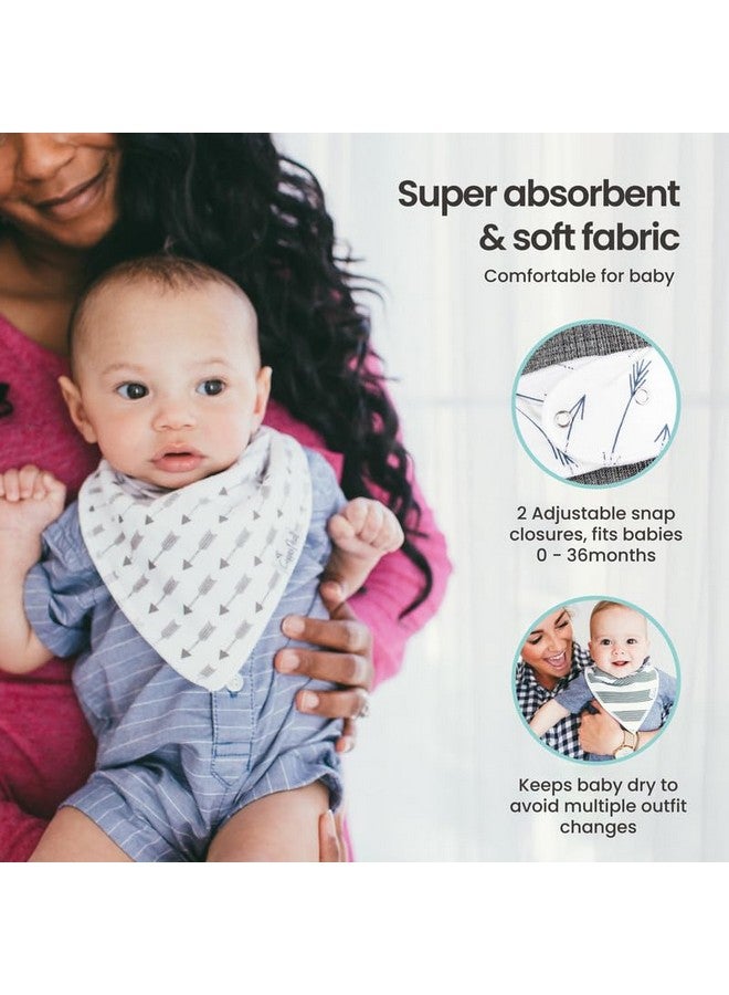 Copper Pearl Baby Bandana Drool Bibs for Drooling and Teething 2-Pack Fashion Bibs Gift Set For Girls “Scarlet - Image 2