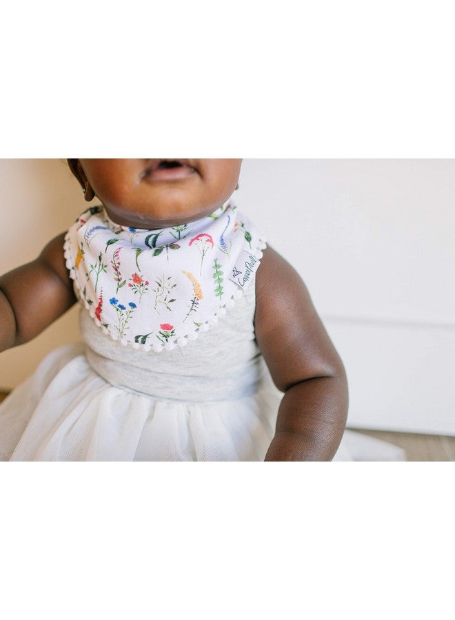 Copper Pearl Baby Bandana Drool Bibs for Drooling and Teething 2-Pack Fashion Bibs Gift Set For Girls “Scarlet - Image 3