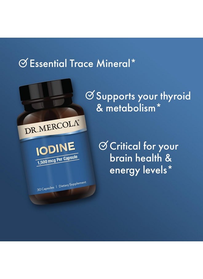 Dr. Mercola, Iodine, 30 Servings (30 Capsules), Helps Support Bone and Brain Health, Helps Support Energy Optimal Levels, Non GMO, Soy Free, Gluten Free - pzsku/ZE424D8A9F9C6103CCE05Z/45/_/1739882464/58c27e95-51cc-4fbc-a48c-eb0193ee466a