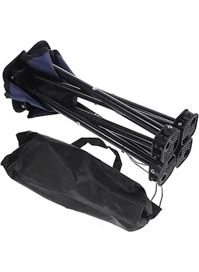 Large Folding Camping Stool with Oxford Cloth Storage Bag Portable Footrest Chair for Outdoor Fishing Hiking - Image 1