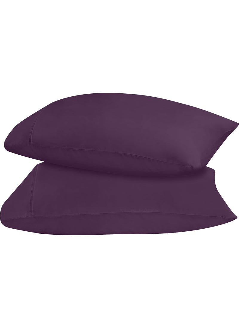 Utopia Bedding Utopia Bedding King Pillow Cases - 2 Pack - Envelope Closure - Soft Brushed Microfiber Fabric - Shrinkage and Fade Resistant Pillow Covers 20 X 40 Inches (King  Purple)  - Image 5