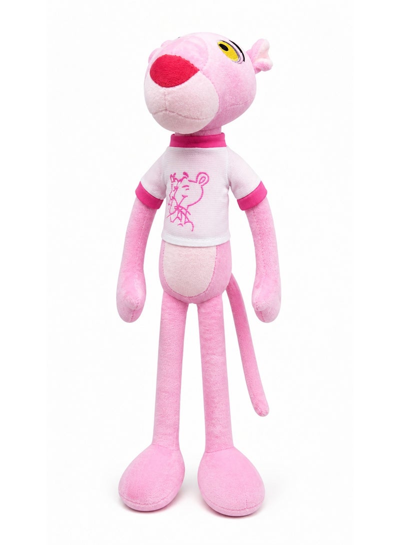 STORE 7 Pink Panther Plush Toy 45 cm – Soft Stuffed Cartoon Character Doll for Kids, Cute Plush Animal Pillow Toy - Image 3