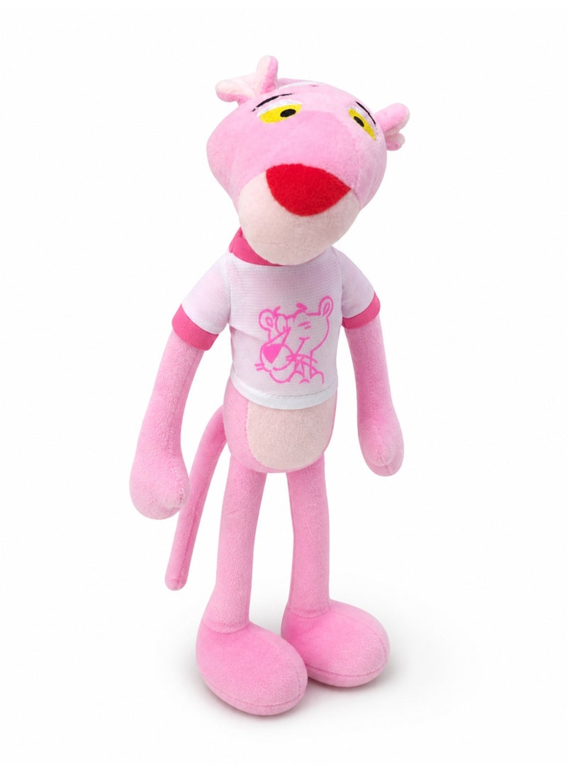 STORE 7 Pink Panther Plush Toy 45 cm – Soft Stuffed Cartoon Character Doll for Kids, Cute Plush Animal Pillow Toy - Image 4