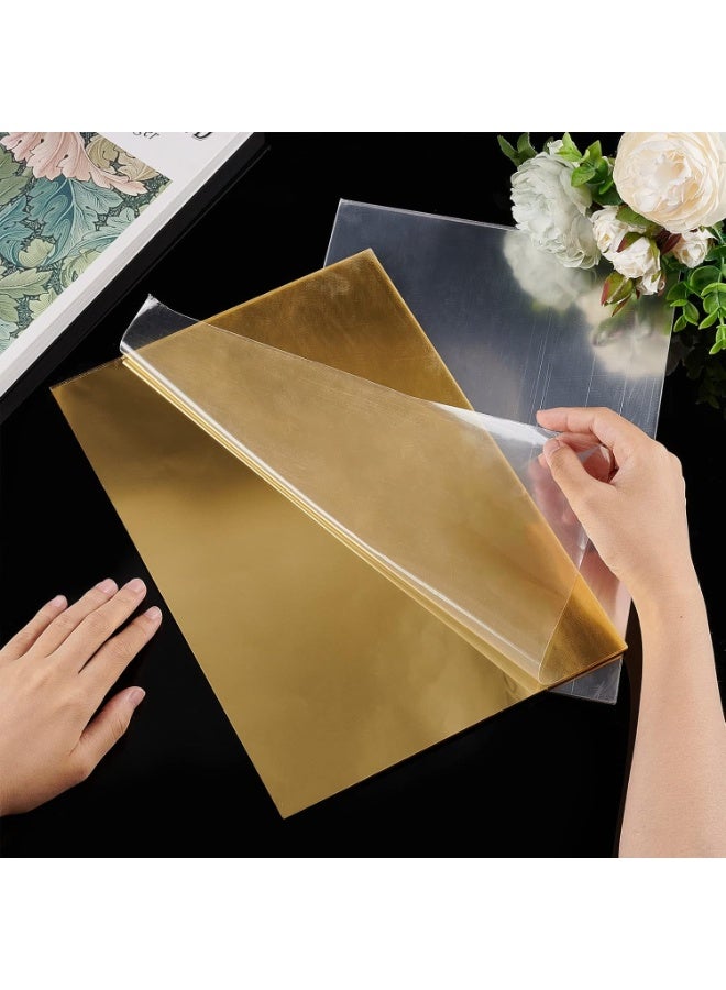 Slasa SLASA 2 Pack Acrylic Mirror Sheets – Gold & Silver – 20x30cm (7.87"x11.81") – 3mm Thick – Plastic Mirror Panels with Lamination for DIY Crafts, Signage & Decoration - Image 3