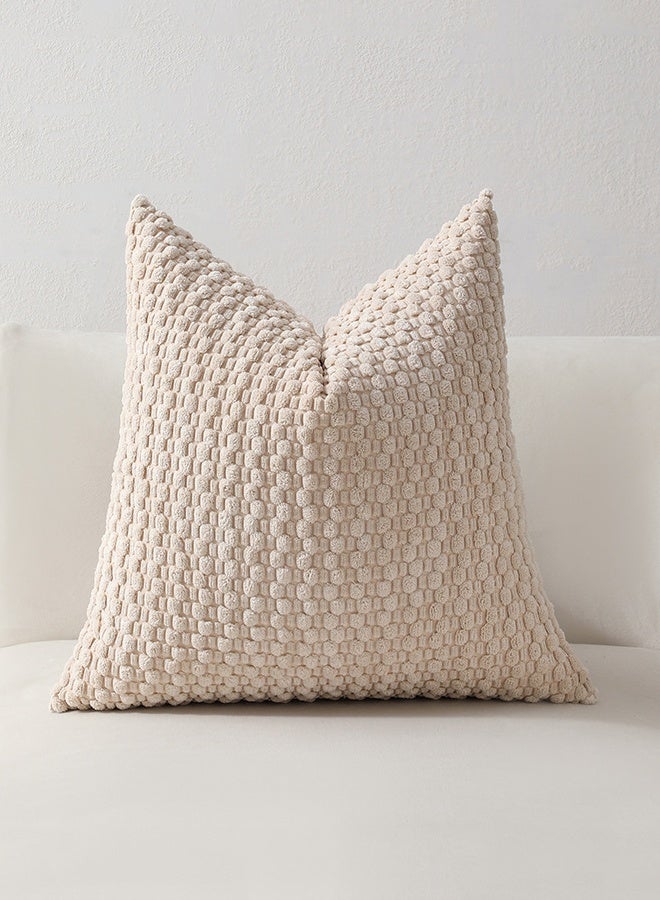 بي أف هوم طقم من 4 أغطية وسائد، أغطية وسائد ناعمة، أغطية وسائد زخرفية بلون موحد، 45 سم × 45 سم، رمضان للكنبة والسرير وديكور غرفة المعيشة - Image 5