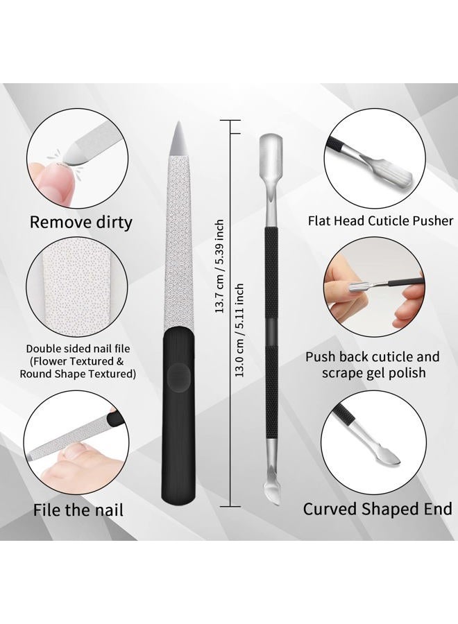 BLESWIN Ingrown Toenail Pedicure Tool Kit 6pcs, Ingrown Toe Nail File and Lifter Nail Pusher Pedicure Knife Set, Sharp Blade Nail Knives Kit Professional, Foot Repair Kit Stainless Steel for Nail Care - Image 4