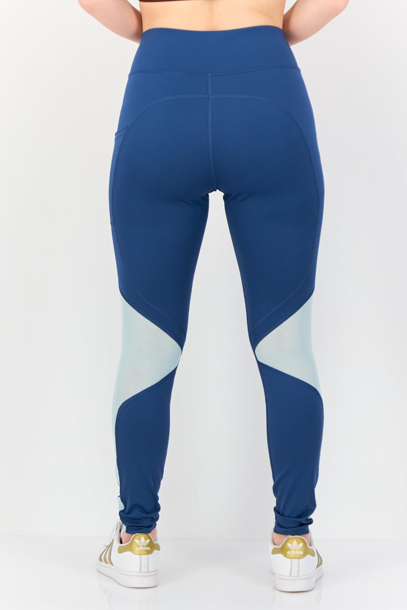 asics Women Sportswear Fit Training Leggings, Dusty Blue - Image 4