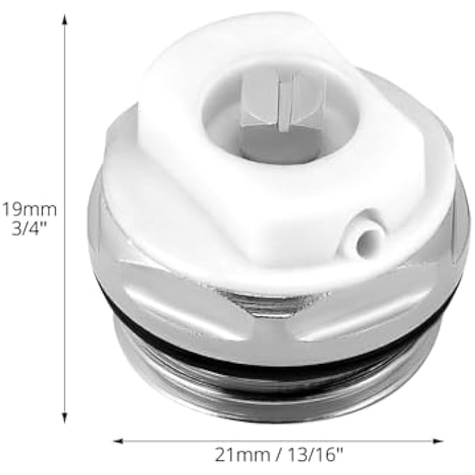 SET OF 4 BLEED VALVE PLUGS FOR RADIATORS, 1/2 INCH RADIATOR BLEEDING SCREW - Image 2