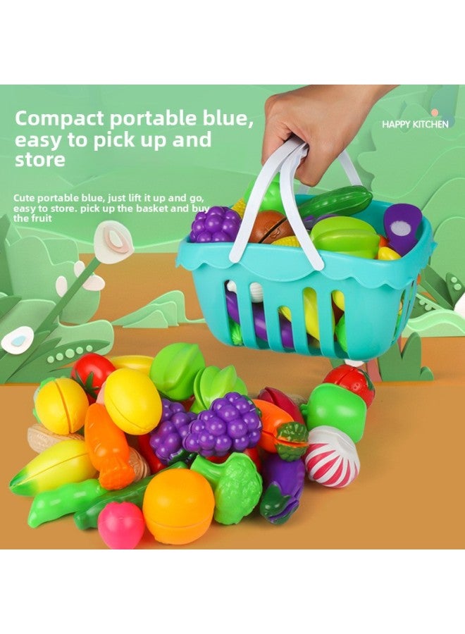 Che Che Le Toys Simulation Cut Fruits And Vegetables Model Baby Kindergarten Early Education Children Play Home-Specifications:29 Kinds Of Random Fruits And Vegetables 【not Cut】】 - Image 5