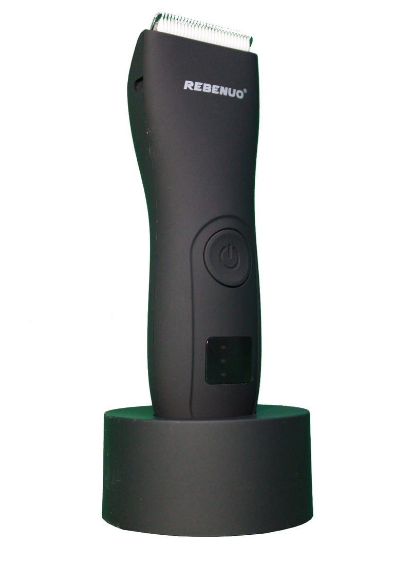 REBENUO Waterproof Men’s Shaver and Trimmer with Low Noise Design – Electric Charger for Men’s Grooming, Head & Body Shaver, Multi-Function Trimmer for Facial & Body Hair, Wet and Dry Use, Ergonomic Handle for Comfort, Rechargeable and Long-Lasting Power - Image 1