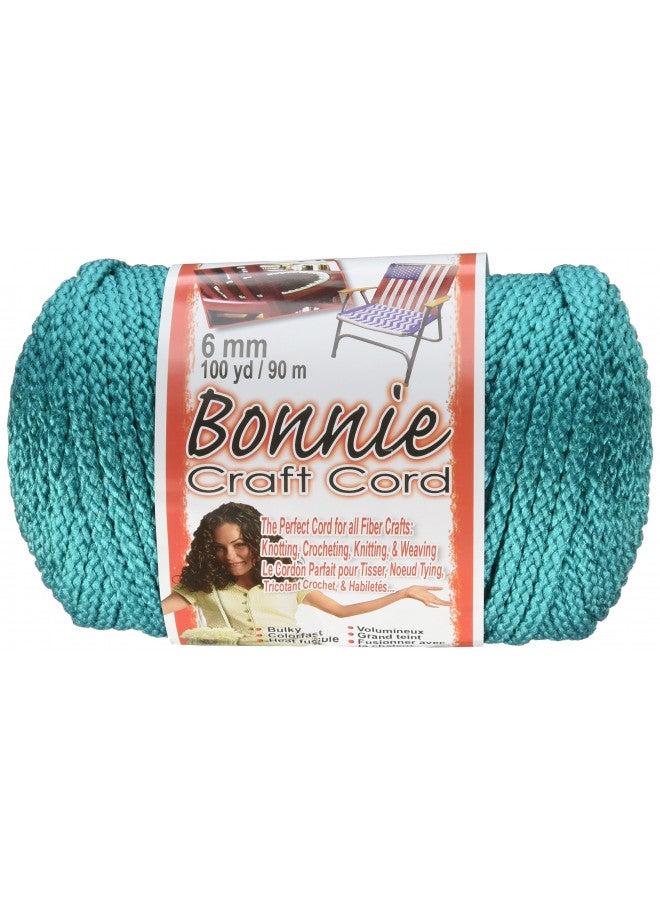 Pepperell Bonnie Macrame Craft Cord 6mmX100yd, Turquoise