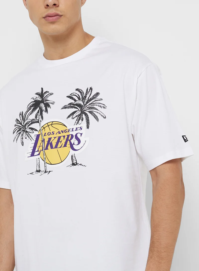 NEW ERA Los Angeles Lakers Oversized T-Shirt