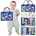 URMYWO Toddler Busy Board Busy Book Montessori Toys Ages 3 and up Preschool Learning Activities with Alphabet Number Animal Educational Travel Toys Birthday Gifts for Kids - Image 3