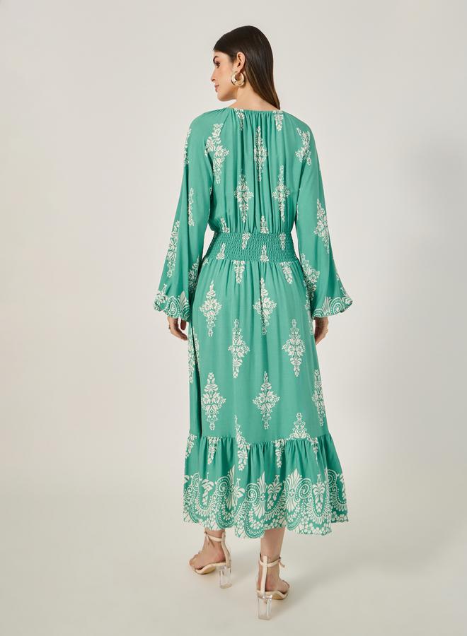 ستايلي فستان بطبعة زهور - Image 5