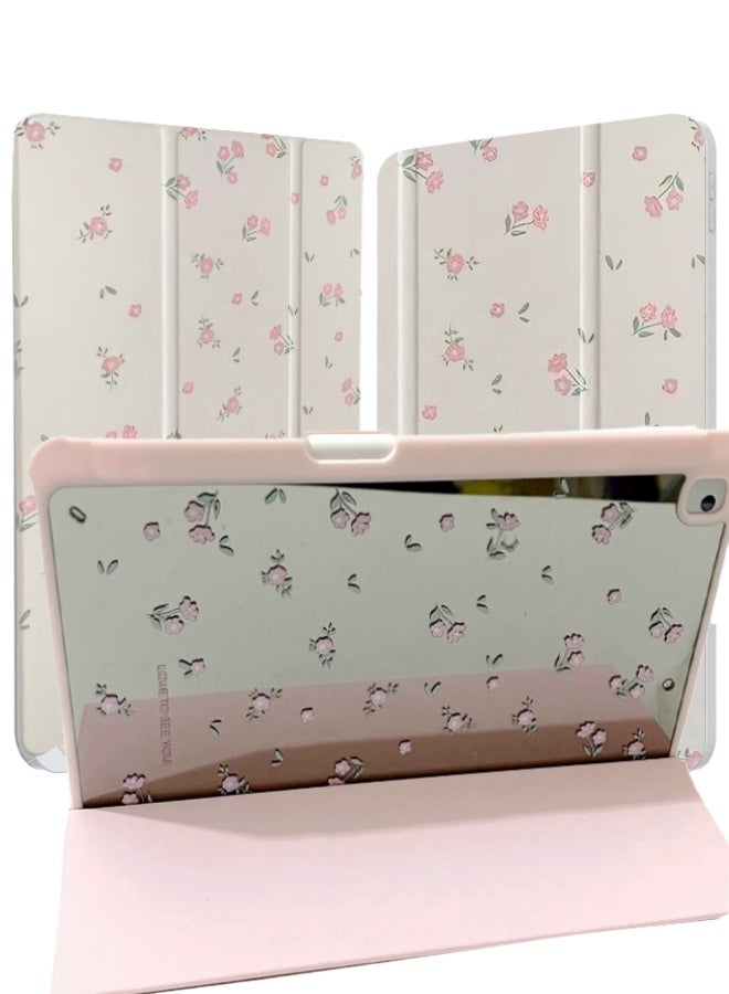 سوبر زي يوث حافظة لجهاز iPad الجيل العاشر 10.9 بوصة 2022، غطاء حافظة لجهاز Apple iPad، غطاء وردي أنيق لجهاز iPad، مناسب للأطفال / الفتيات / النساء، (10.9 بوصة) - Image 1