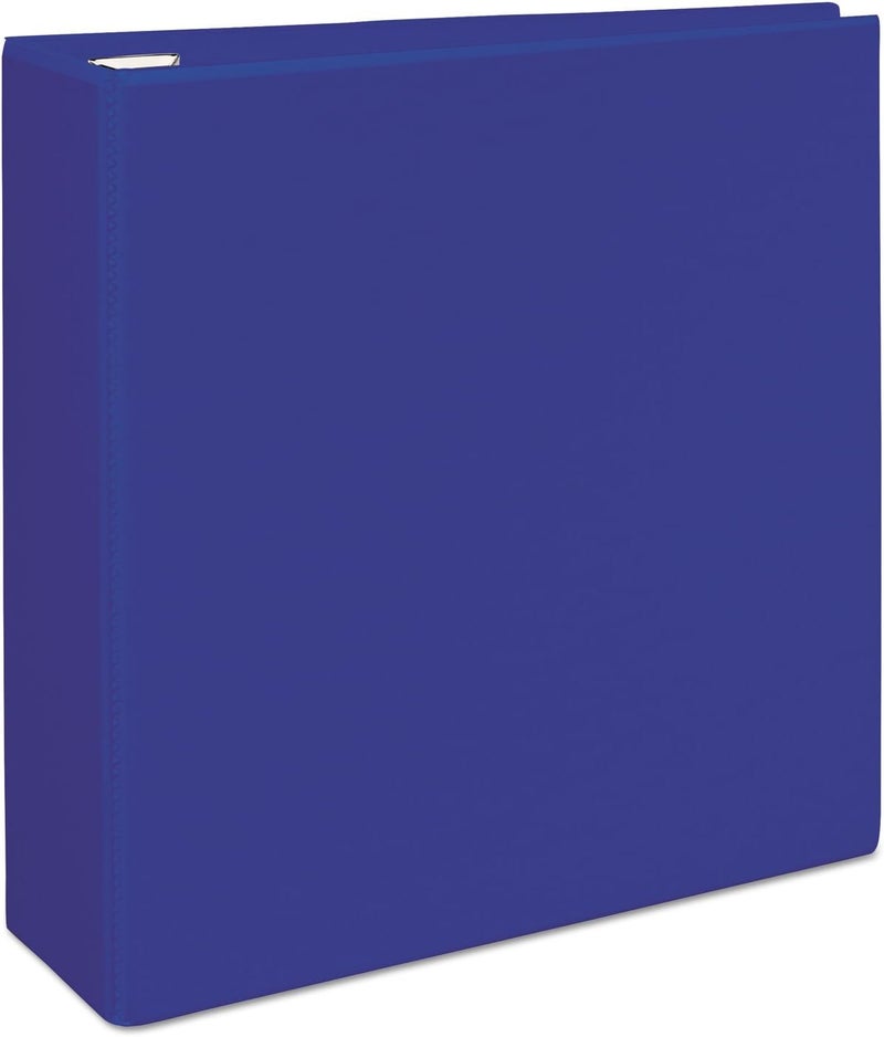 AVERY Heavy-Duty View 3 Ring Binder, 4 Inch One Touch EZD Rings, 4.5 Inch Spine, 1 Pacific Blue Binder (79814) - Image 4