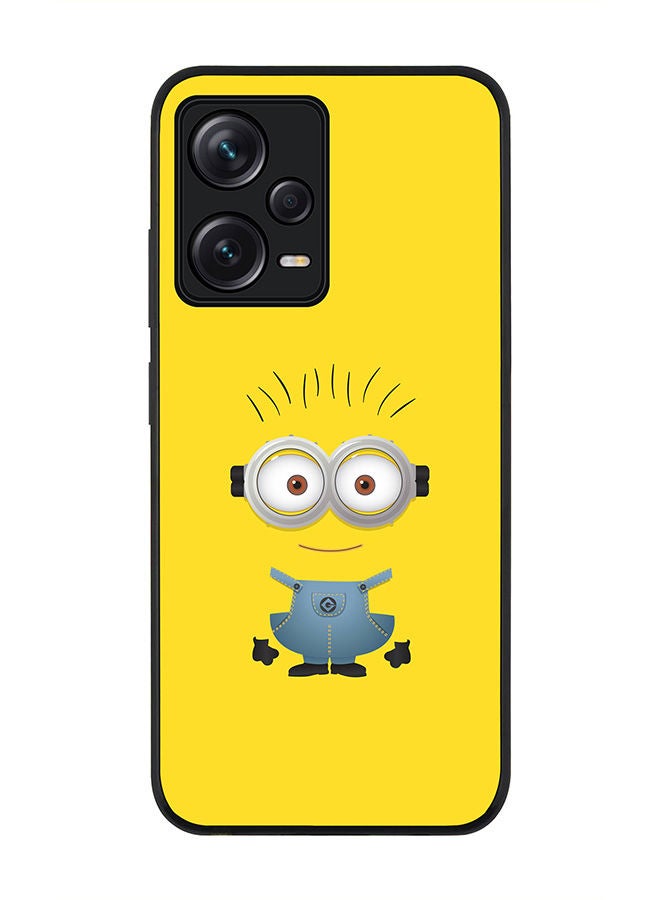 Stylizedd Rugged Black edge case for Redmi Note 12 Pro 5G, Slim fit Soft Case Flexible Rubber Edges Anti Drop TPU Gel Thin Cover -  Minion 3 - Image 1