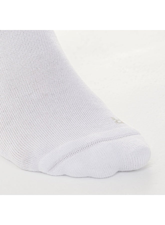 Elementa Crew Socks 6 Pairs – White Cotton Blend Socks with Arch Support, Seamless Toe Design & Breathable Odor Control for Everyday Comfort - Image 5