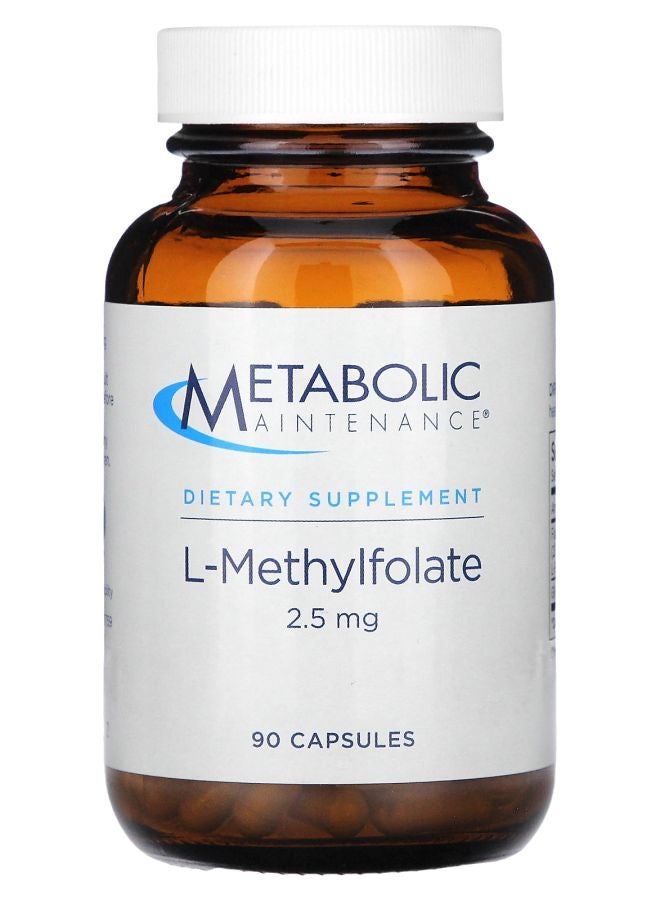 Metabolic Maintenance L-Methylfolate 2.5 mg 90 Capsules - Image 1