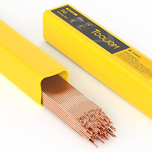 TOOLIOM Mild Steel TIG Welding Rod ER70S-6 TIG Filler Rod 1/16" x 16" 5LB Welding Wire - Image 1