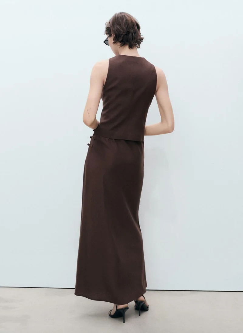 MANGO Casual Laguna Straight Fit Skirt