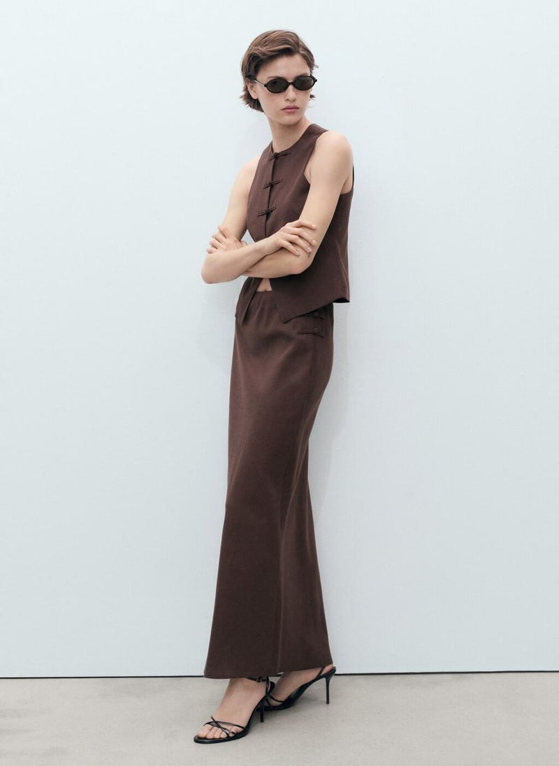 MANGO Casual Laguna Straight Fit Skirt  - Image 5