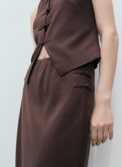 MANGO Casual Laguna Straight Fit Skirt  - Image 3