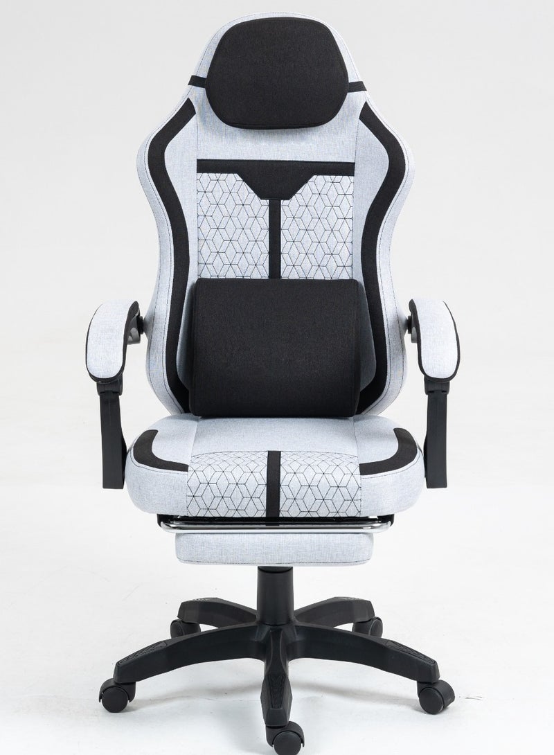 “Ergonomic Gaming & Office Chair with Footrest – High-Back Recliner, Lumbar Support, Adjustable Armrests & Headrest – Swivel Computer Desk Chair KSA” - Image 1