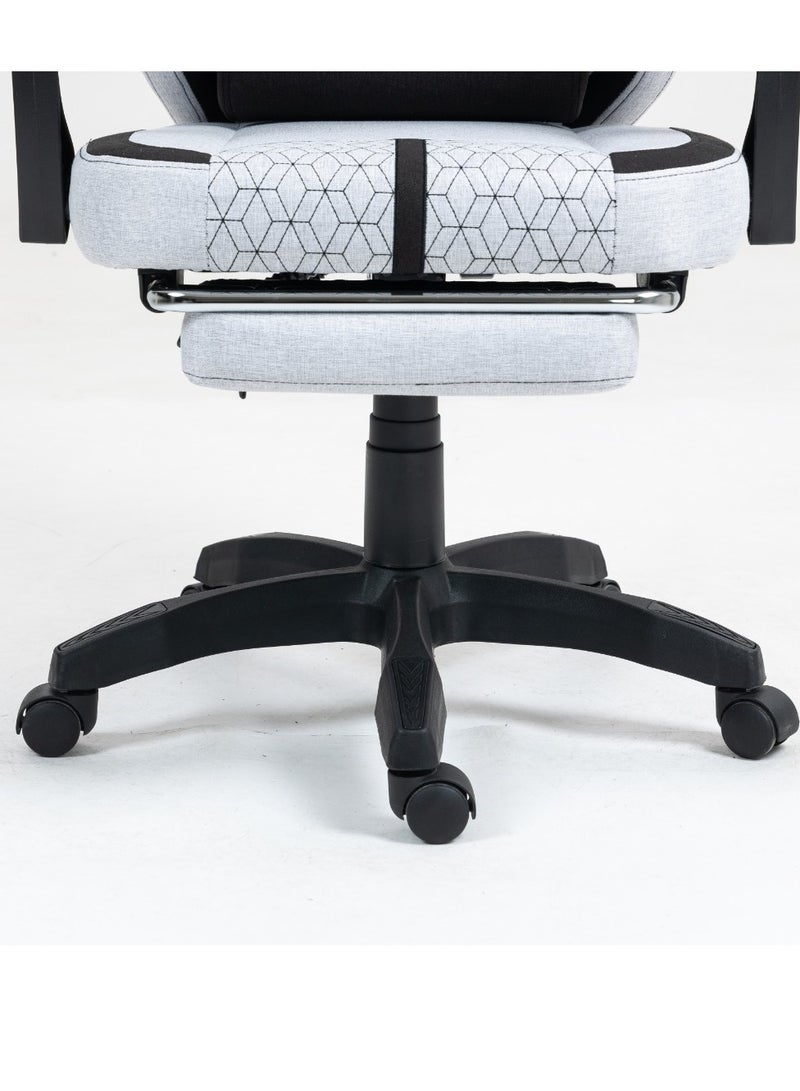 “Ergonomic Gaming & Office Chair with Footrest – High-Back Recliner, Lumbar Support, Adjustable Armrests & Headrest – Swivel Computer Desk Chair KSA” - Image 5