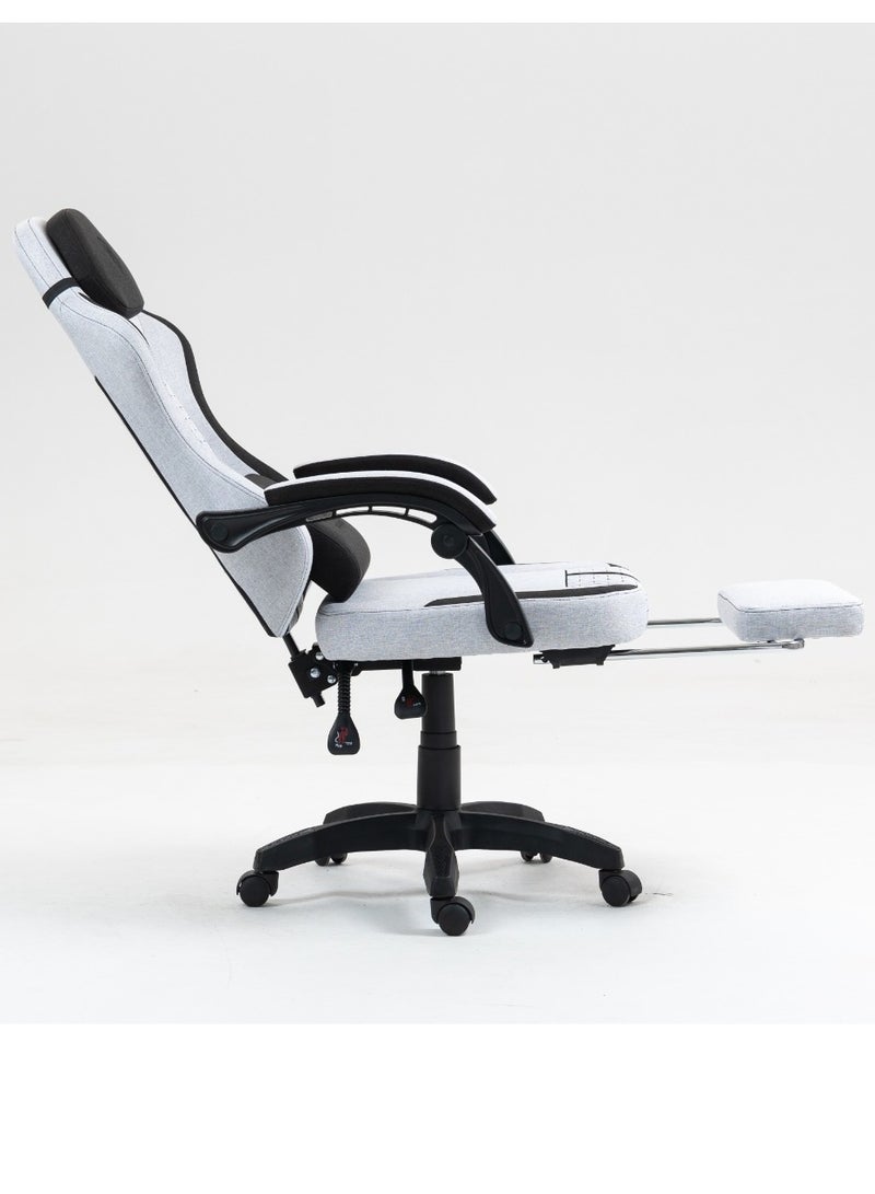 “Ergonomic Gaming & Office Chair with Footrest – High-Back Recliner, Lumbar Support, Adjustable Armrests & Headrest – Swivel Computer Desk Chair KSA” - Image 4