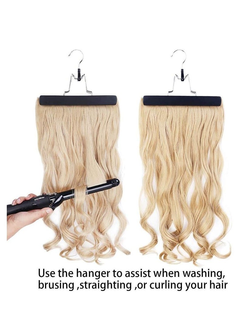 إستيل 2 قطعة من الشعر المستعار المحمولة حقيبة تخزين حقيبة حمل مناسبة لتصفيف الشعر مع خطاف - Image 3