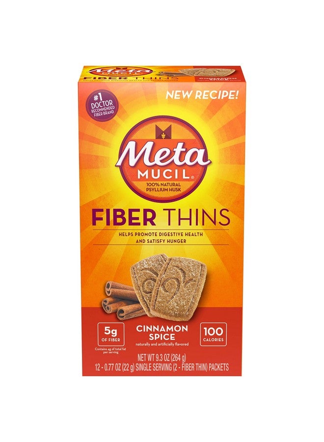Metamucil Fiber Thins Cinnamon Spice - 12ct
