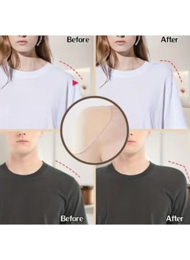 Generic - 2pcs Invisible Silicone Shoulder Pads for Women - Breathable Reusable Self-Adhesive Clothing Enhancer Detachable and Comfortable Support - Image 1