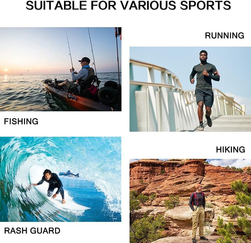 Willit Men's Sun Shirts UPF 50+ Protection Hoodie Rash Guard Shirt SPF UV Shirt Long Sleeve Fishing Outdoor Lightweight - Image 5