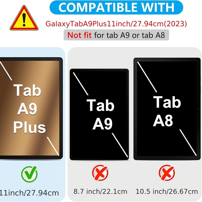 High Definition High Sensitivity Tempered Glass Screen Protector For Samsung Galaxy Tab A11 Plus 11 Inch 2023 Galaxy Tab A11 Plus Touch Compatible Easy Installation Bubble Free - Image 4