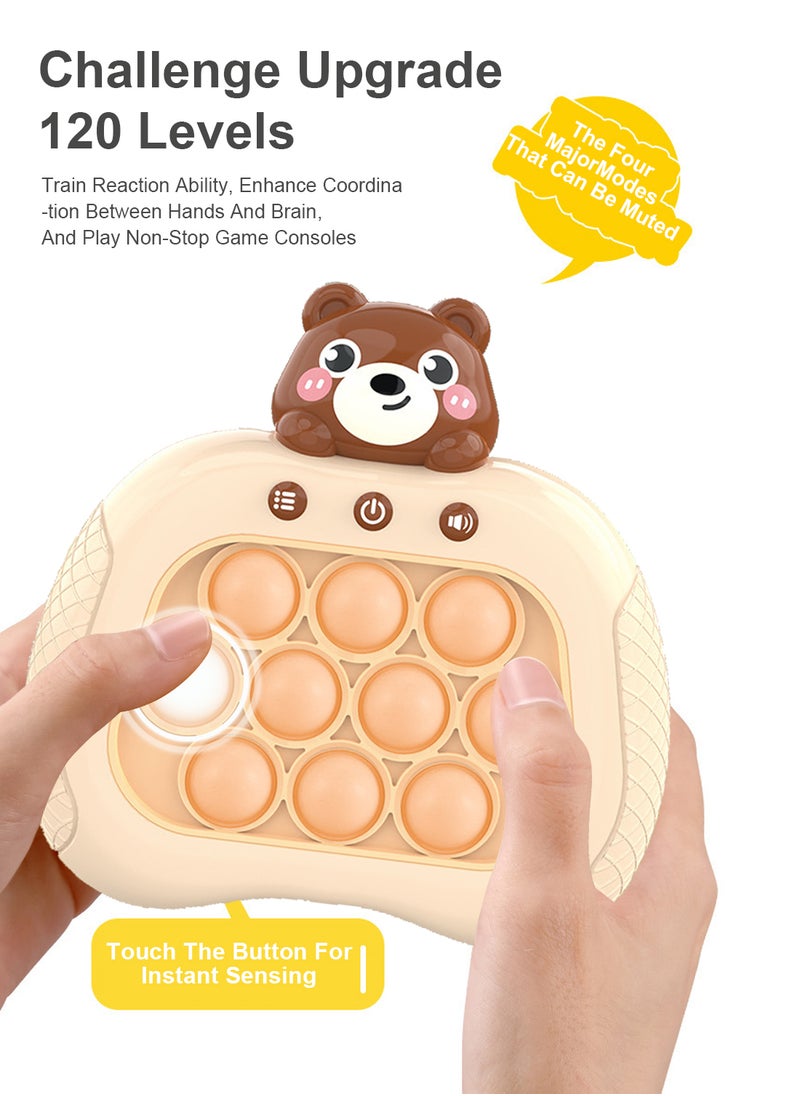 MaBaby - Quick Push Bubble Game for Kids & Adults,Mini-Handheld Fast Speed Push Game,Relieving Stress Pop Fidget Game Toys - Image 1