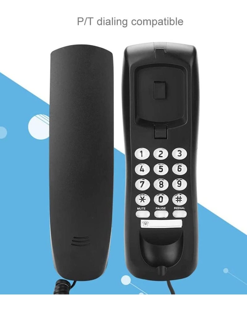 هواتف منزلية سلكية، خط أرضي، هاتف يمكن تثبيته على الحائط، سطح مكتب بأزرار كبيرة، لا يحتاج إلى بطارية، مقاوم للتآكل، إلغاء الضوضاء، للمنزل والفندق والأعمال والمكاتب - Image 3