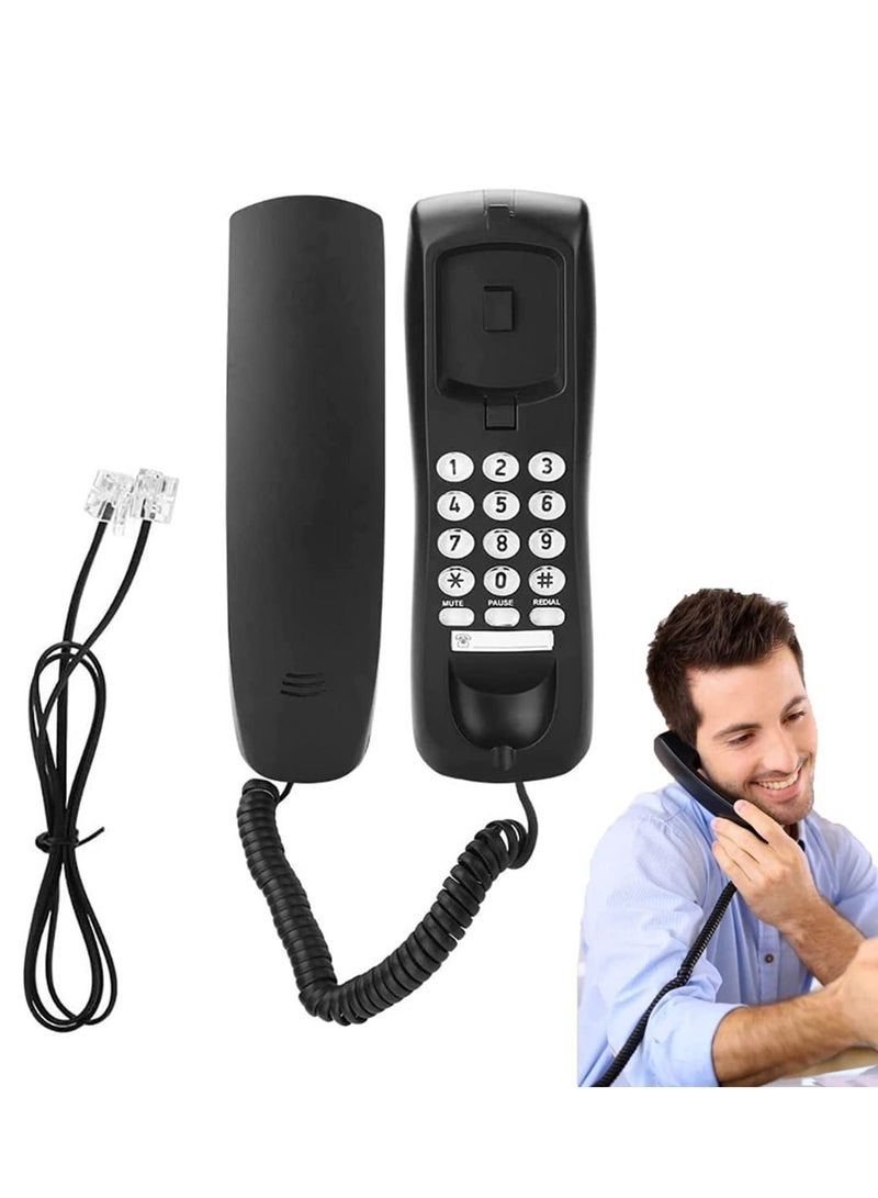 هواتف منزلية سلكية، خط أرضي، هاتف يمكن تثبيته على الحائط، سطح مكتب بأزرار كبيرة، لا يحتاج إلى بطارية، مقاوم للتآكل، إلغاء الضوضاء، للمنزل والفندق والأعمال والمكاتب - Image 1