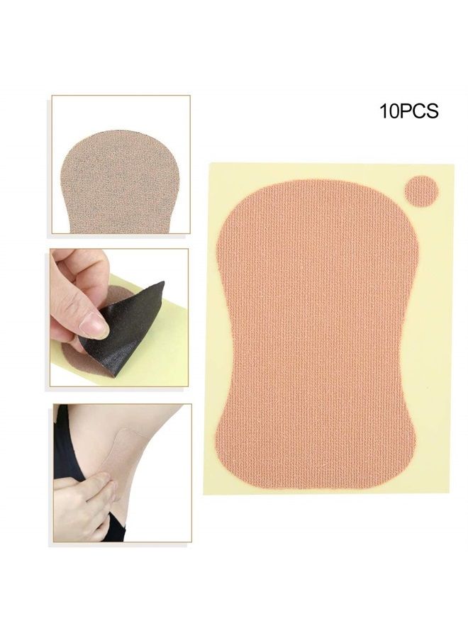 HURRISE 10Pcs Deodorant Armpit Patch, Underarm Sweat Pad Unisex Anti Antiperspirants Pad For Men And Women 9 X 6.5Cm - Image 2
