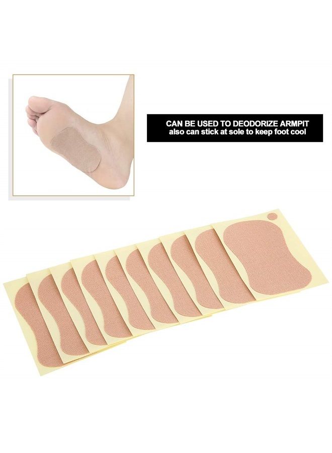 HURRISE 10Pcs Deodorant Armpit Patch, Underarm Sweat Pad Unisex Anti Antiperspirants Pad For Men And Women 9 X 6.5Cm - Image 3