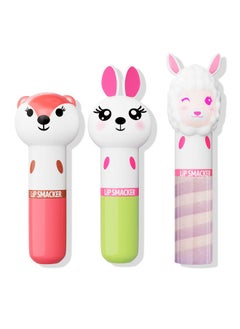 Lip Smacker Lippy Pals Unicorn Panda Kitten Lip Balm For Kids Foxy Apple Hoppy Carrot Cake Strawberry Llama  - Image 1