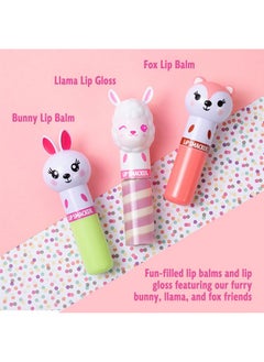 Lip Smacker Lippy Pals Unicorn Panda Kitten Lip Balm For Kids Foxy Apple Hoppy Carrot Cake Strawberry Llama  - Image 3