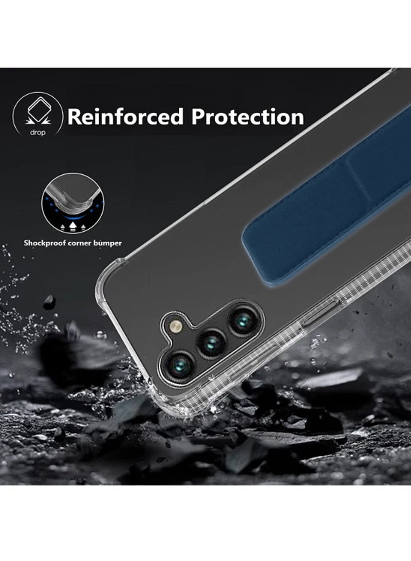 دبليو تيك غطاء وسادة هوائي من سامسونج جالكسي إيه 16 4 جي 2024 TPU - شفاف/أزرق داكن - Image 4