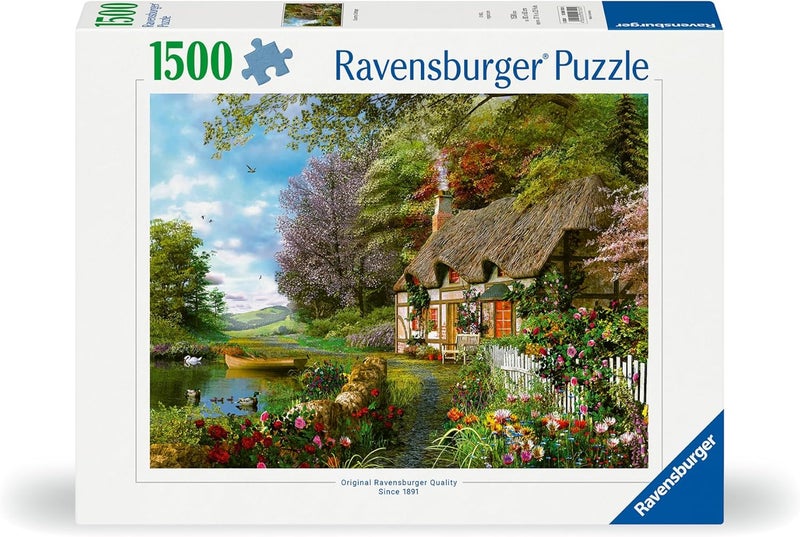Ravensburger Country Cottage Jigsaw Puzzle - 1500 Pieces | Expertly Crafted in Germany | Unique, Interlocking Fit | Vibrant, Glare-Free Imagery | Perfect for Adults and Kids Alike - Image 2
