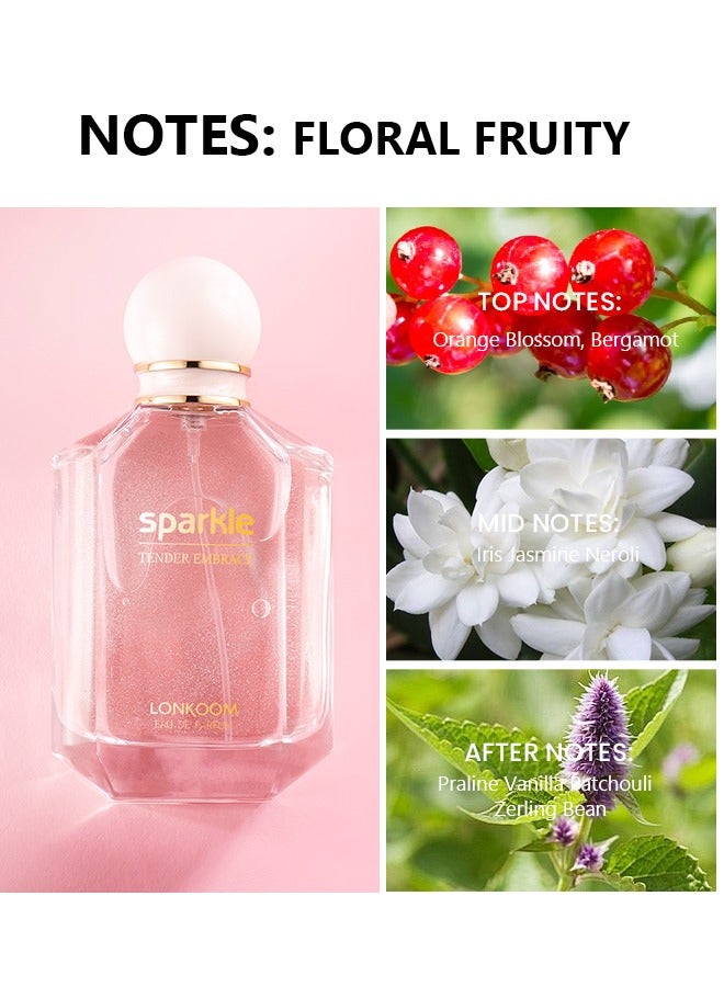 LONKOOM Sparkle Tender Embrace EDT For women 100ML - Image 2