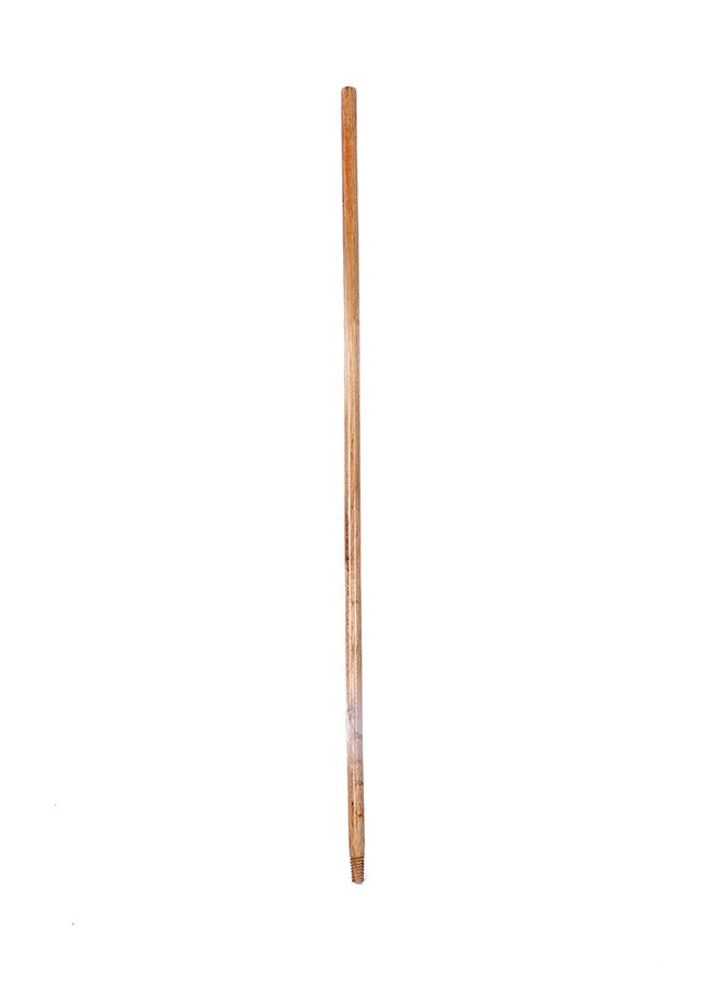LAWAZIM Wooden Mop Handle - 1.2M Replacement Broom Handle with Threaded Tip/Sweep Handle, 24mm Diameter, Durable for Floor Cleaning, Sweeping in Home, Office Indoor/Outdoor Use Gardening Plant Support - Image 2